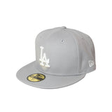 59Fifty Los Angeles Dodgers Fitted Hat - Light Gray