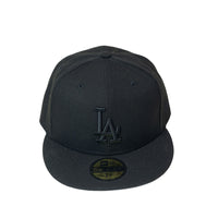 59Fifty Los Angeles Dodgers Fitted Hat - All Black