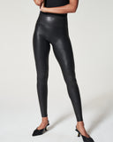 Faux Leather Leggings - Black