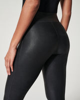 Faux Leather Leggings - Black