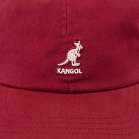 Kangol Washed Baseball - Red Velvet