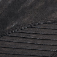 Spanx Faux Leather Moto Leggings - Very Black