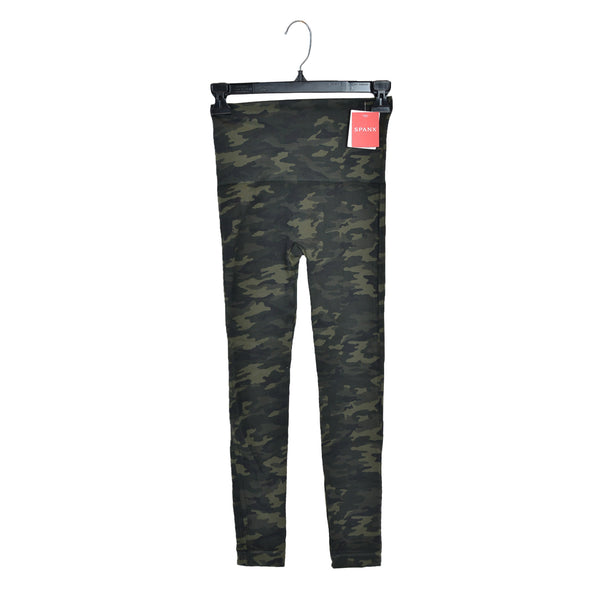 Spanx Look At Me Now Leggings - Green Camo
