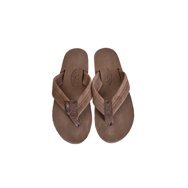 [SALE!] Rainbow Sandals Single Layer Premier Leather with Arch Support Mens - Espresso